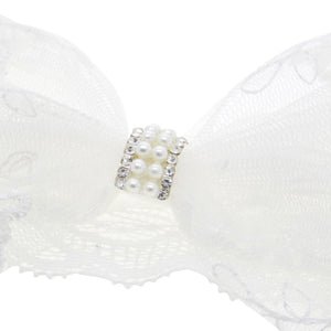 Newborn Baby Lace Bow Elastic Headband: The Perfect Accessory for Your Little One