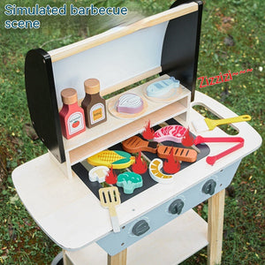 Unleash Your Child's Imagination with Our Baby Nordic Style Simulation Kitchen Barbecue Toys