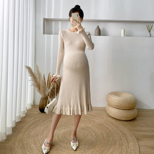 New Style Maternity Sweater Knitted Dress: Comfort Meets Style